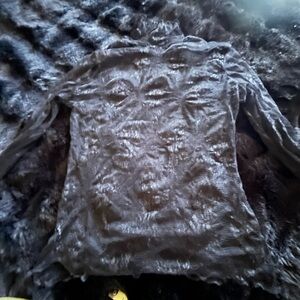 Sheer Black Long Sleeve Top